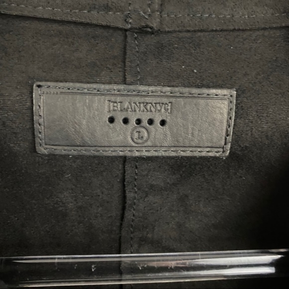 Blank NYC Black Venom Coated Jacket Snake Python Print - Picture 7 of 12